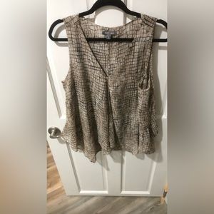 Roz & Ali Sleeveless, beautiful print.  Great condition, 100% polyester